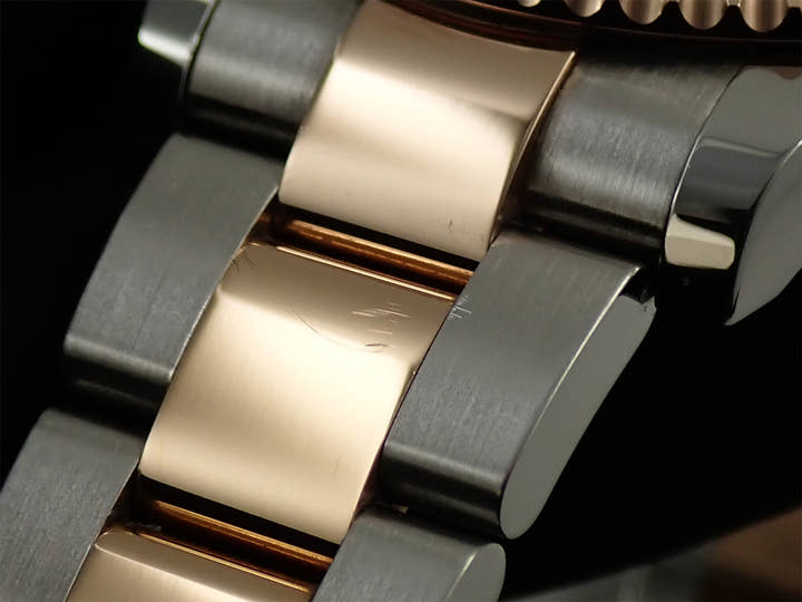 ロレックス ヨットマスター37 Ref.268621 ステンレススチール/エバーローズゴールド ブラック文字盤