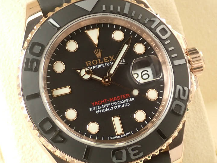 ロレックス ヨットマスター40 Ref.116655 エバーローズゴールド ブラック文字盤