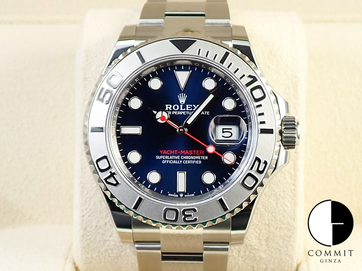 Rolex Yacht-Master 40 Ref. 126622 Stainless Steel/Platinum Bright Blue Dial