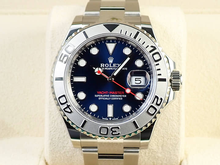 Rolex Yacht-Master 40 Ref. 126622 Stainless Steel/Platinum Bright Blue Dial