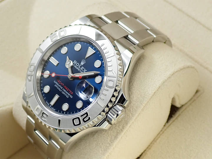 Rolex Yacht-Master 40 Ref. 126622 Stainless Steel/Platinum Bright Blue Dial
