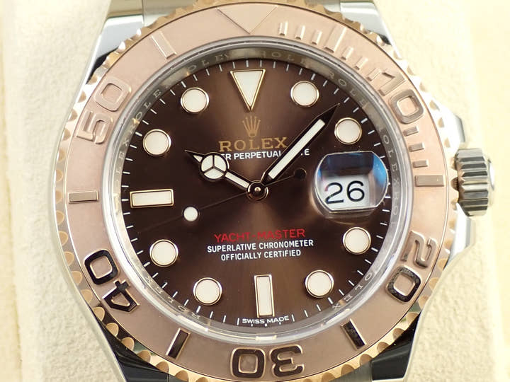 ロレックス ヨットマスター40 Ref.116621 ステンレススチール/エバーローズゴールド チョコレート文字盤
