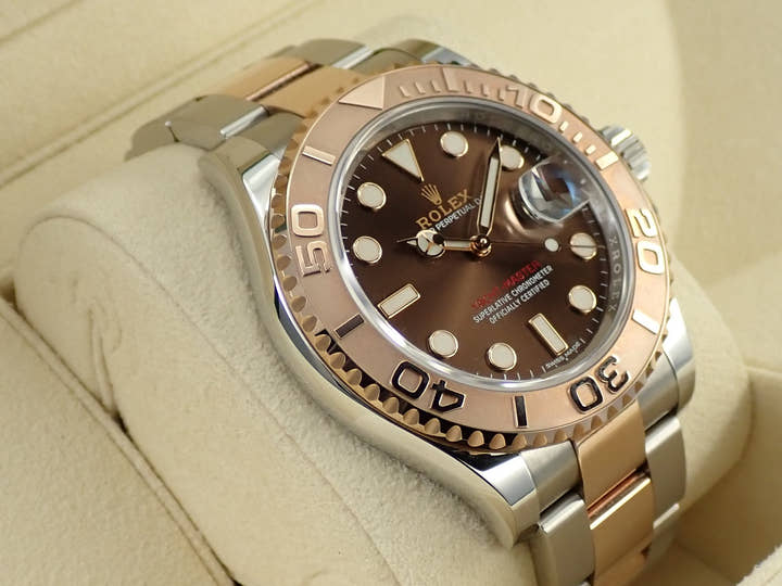 ロレックス ヨットマスター40 Ref.116621 ステンレススチール/エバーローズゴールド チョコレート文字盤