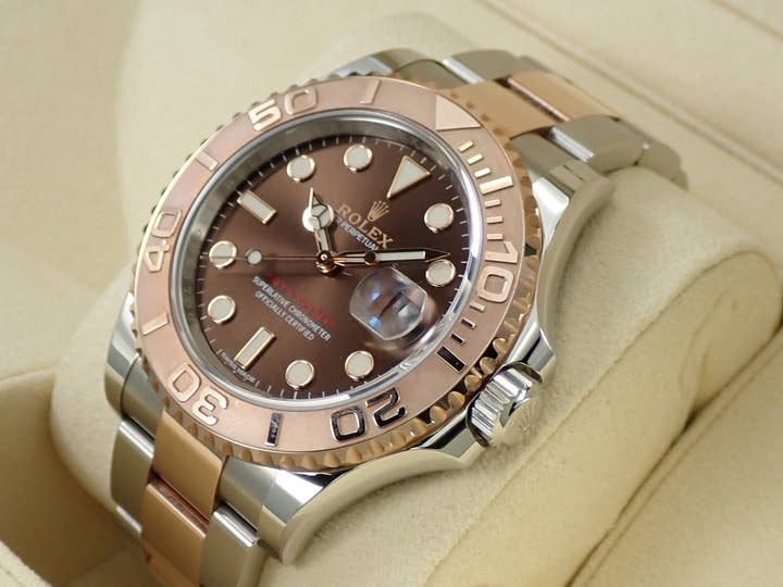 ロレックス ヨットマスター40 Ref.116621 ステンレススチール/エバーローズゴールド チョコレート文字盤