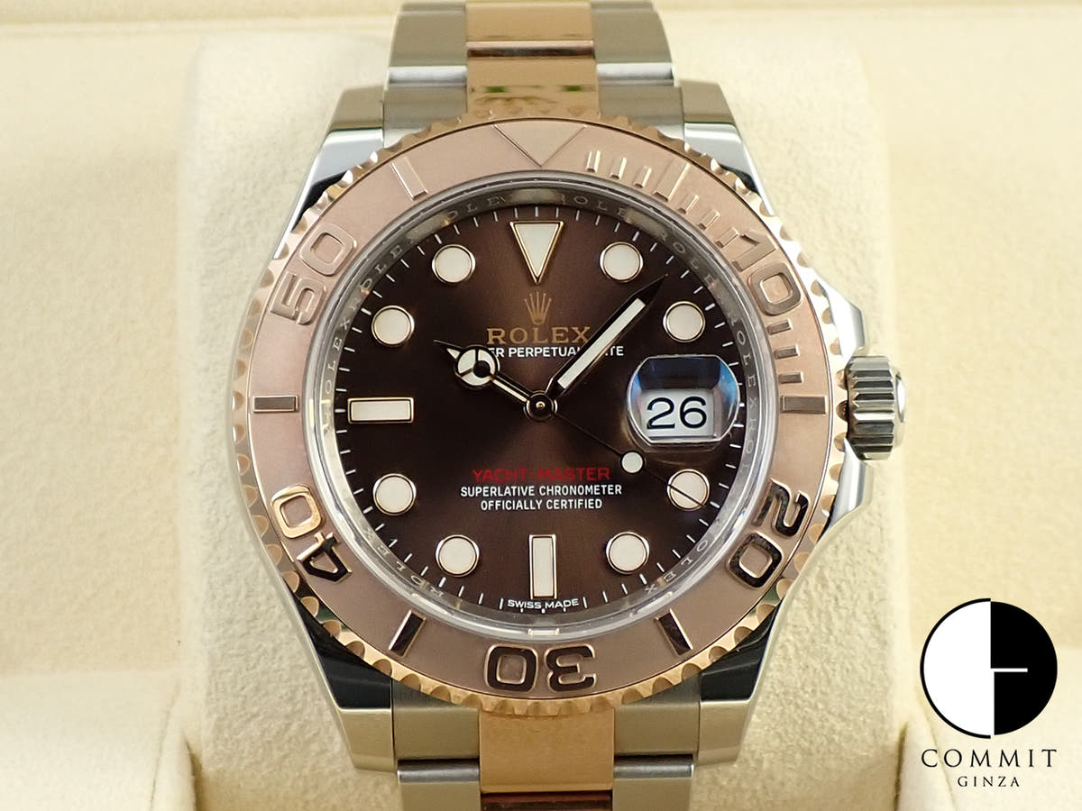 ロレックス ヨットマスター40 Ref.116621 ステンレススチール/エバーローズゴールド チョコレート文字盤
