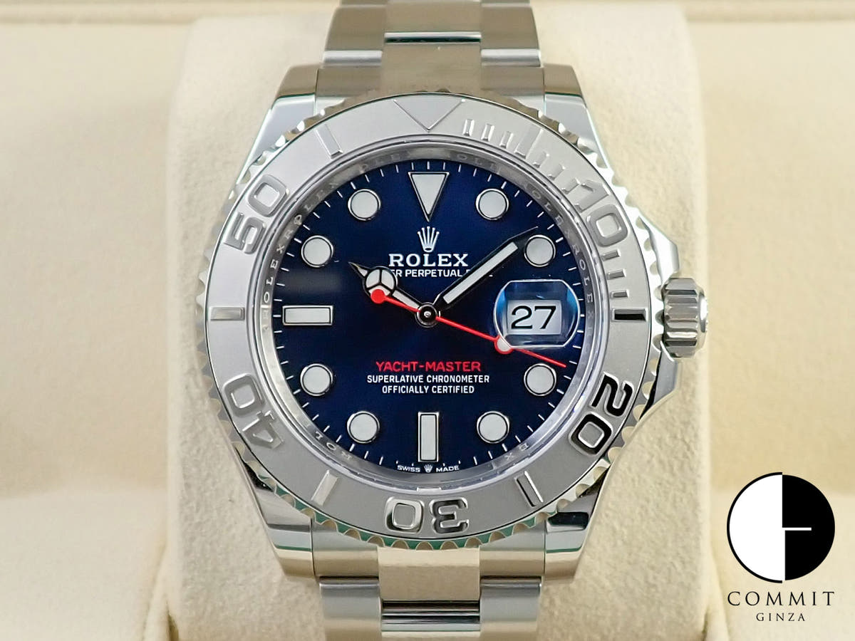 ロレックス ヨットマスター40 Ref.126622 ステンレススチール/プラチナ ブライトブルー文字盤
