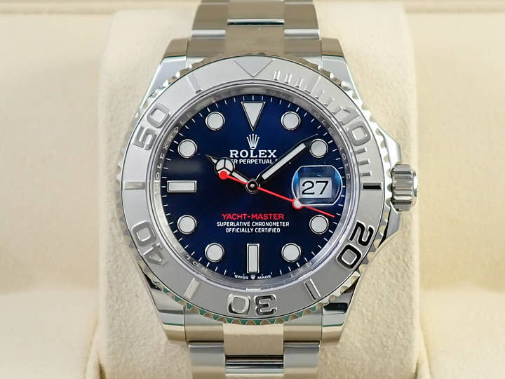 ロレックス ヨットマスター40 Ref.126622 ステンレススチール/プラチナ ブライトブルー文字盤