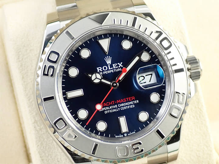 ロレックス ヨットマスター40 Ref.126622 ステンレススチール/プラチナ ブライトブルー文字盤