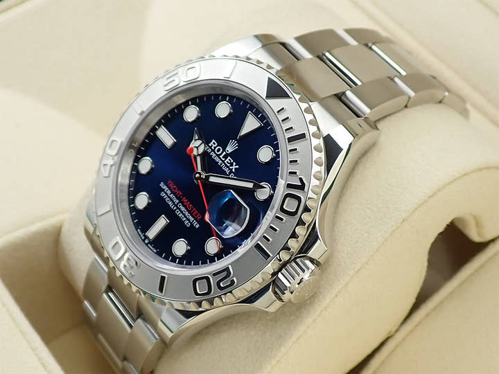 ロレックス ヨットマスター40 Ref.126622 ステンレススチール/プラチナ ブライトブルー文字盤