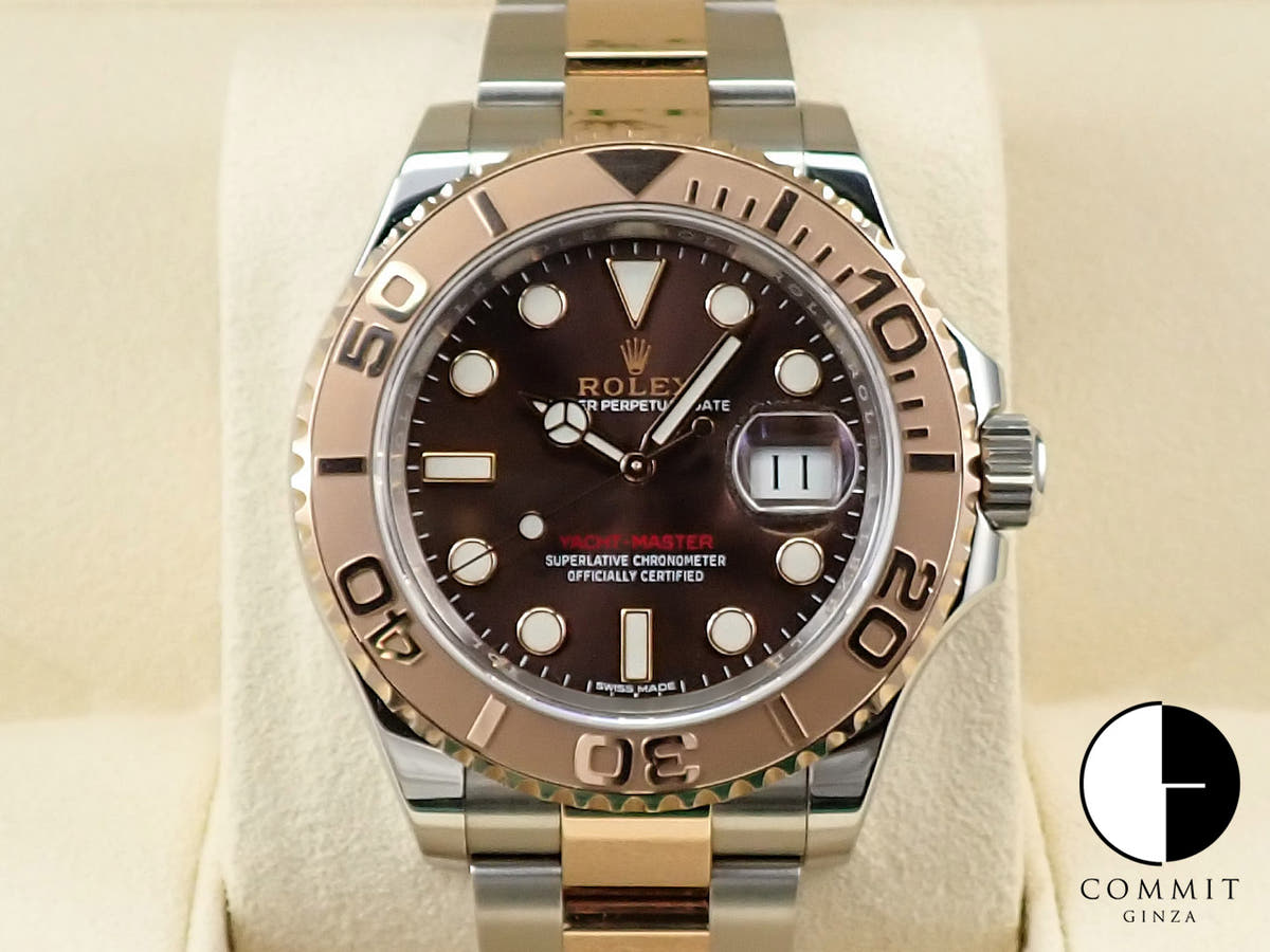 ロレックス ヨットマスター40 Ref.116621 ステンレススチール/エバーローズゴールド チョコレート文字盤