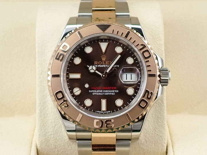 ロレックス ヨットマスター40 Ref.116621 ステンレススチール/エバーローズゴールド チョコレート文字盤