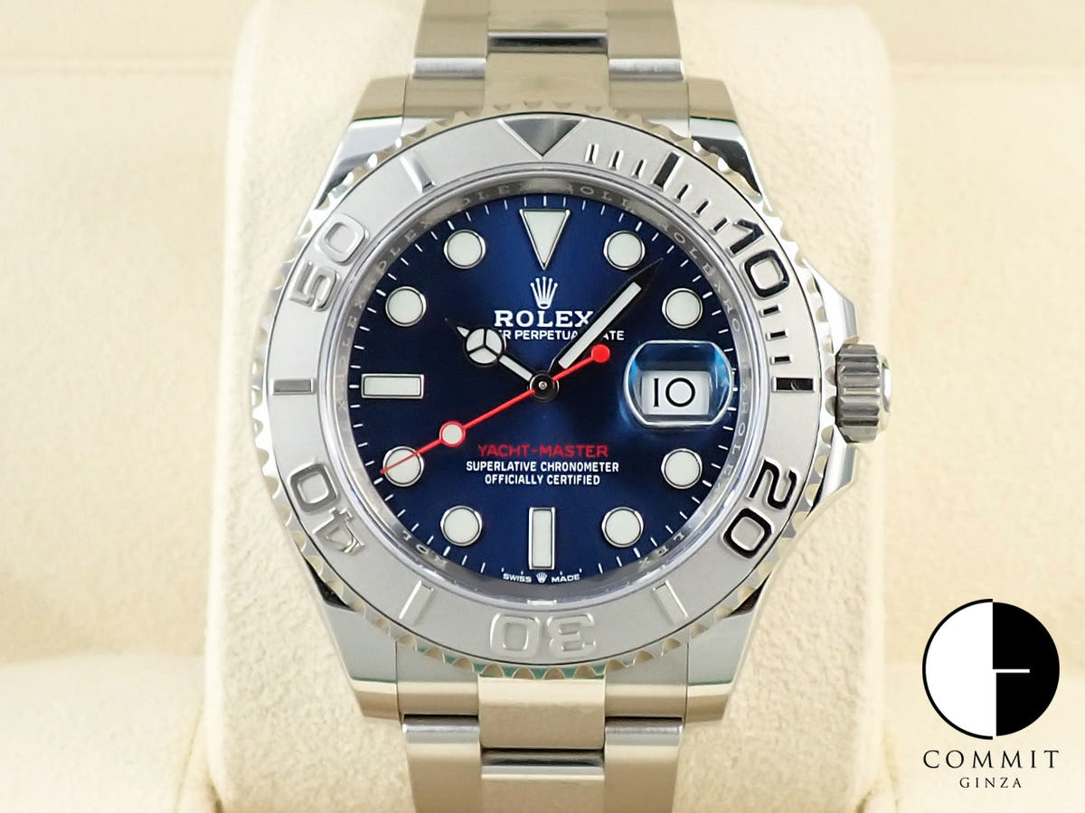 ロレックス ヨットマスター40 Ref.126622 ステンレススチール/プラチナ ブライトブルー文字盤