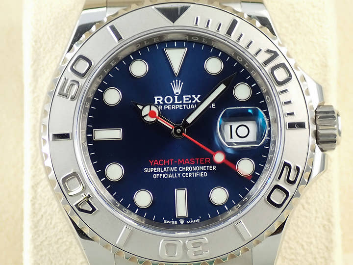 ロレックス ヨットマスター40 Ref.126622 ステンレススチール/プラチナ ブライトブルー文字盤