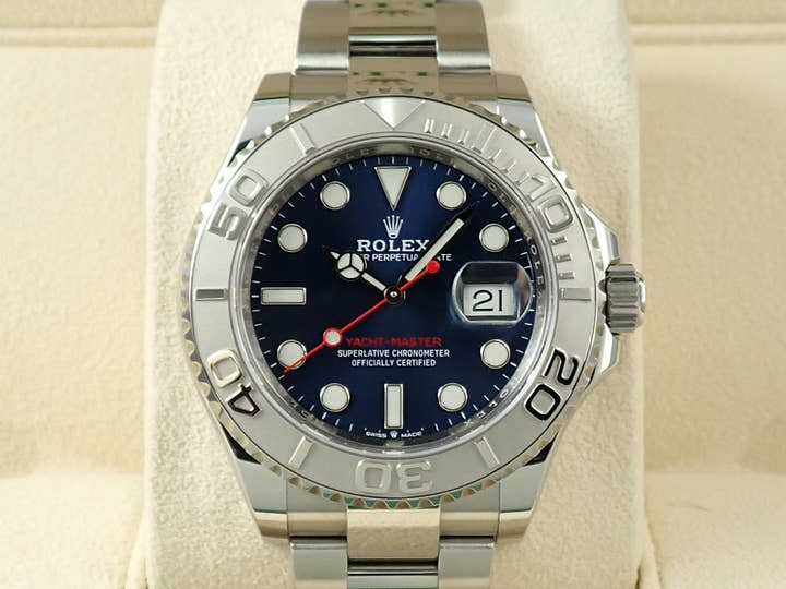 ロレックス ヨットマスター40 Ref.126622 ステンレススチール/プラチナ ブライトブルー文字盤