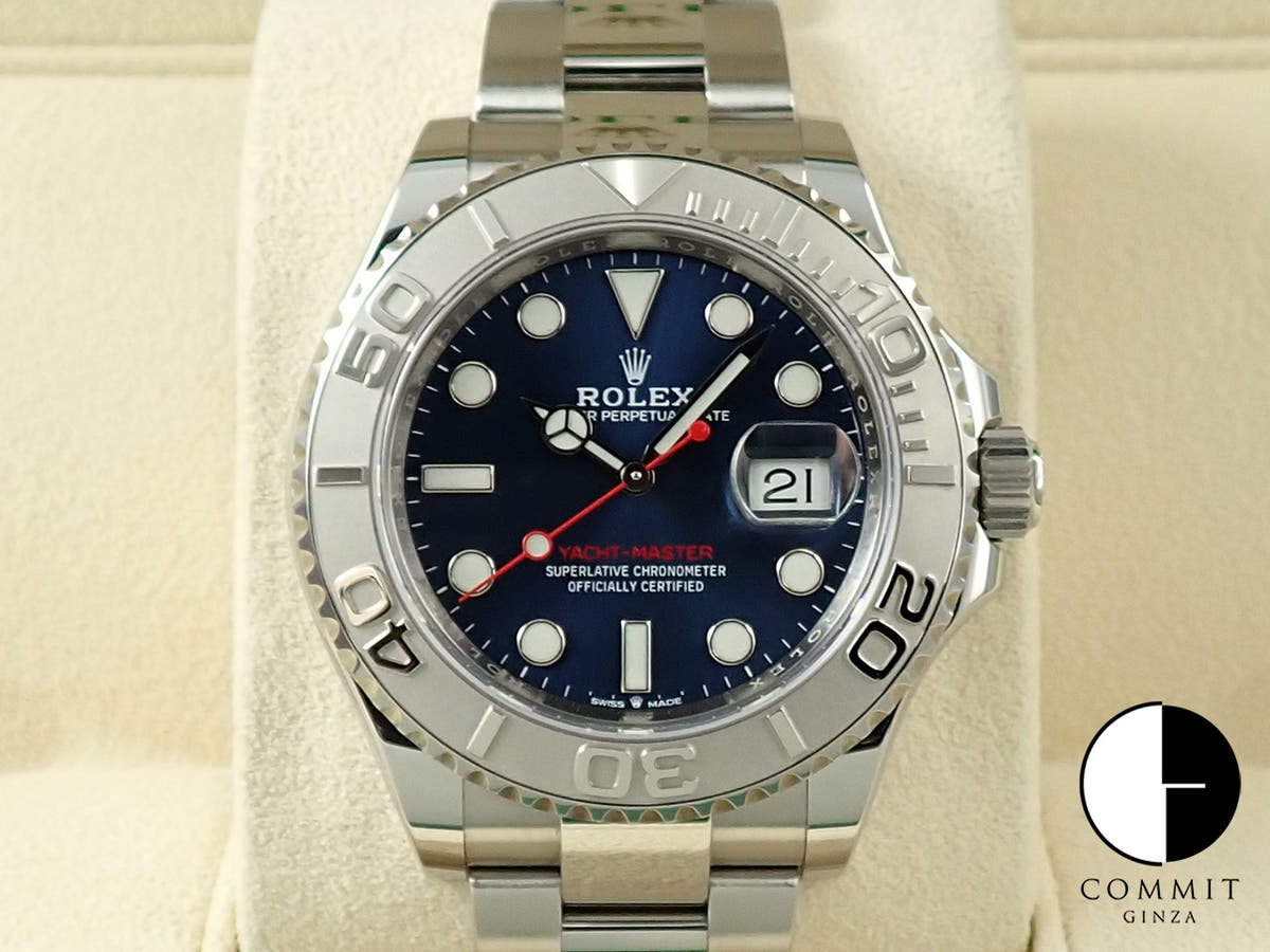 ロレックス ヨットマスター40 Ref.126622 ステンレススチール/プラチナ ブライトブルー文字盤