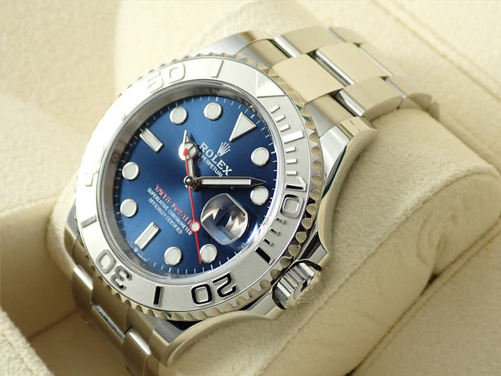 ロレックス ヨットマスター40 Ref.126622 ステンレススチール/プラチナ ブライトブルー文字盤