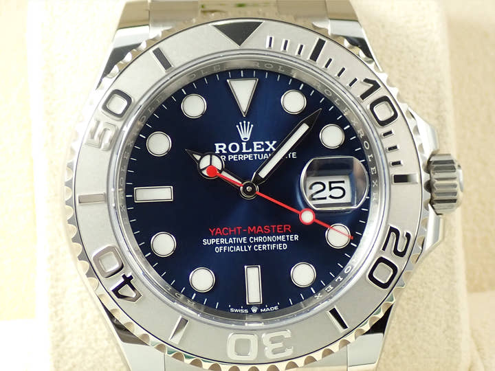 ロレックス ヨットマスター40 Ref.126622 ステンレススチール/プラチナ ブライトブルー文字盤