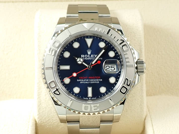 ロレックス ヨットマスター40 Ref.126622 ステンレススチール/プラチナ ブライトブルー文字盤