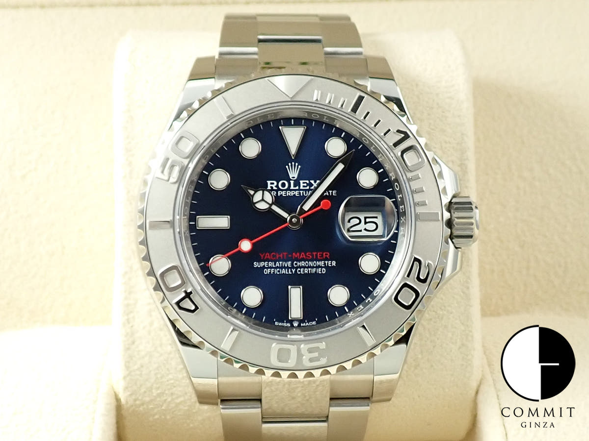 ロレックス ヨットマスター40 Ref.126622 ステンレススチール/プラチナ ブライトブルー文字盤