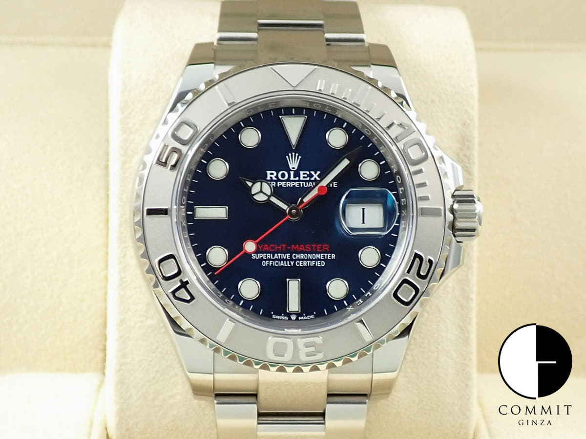 ロレックス ヨットマスター40 Ref.126622 ステンレススチール/プラチナ ブライトブルー文字盤