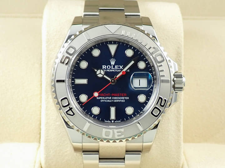 ロレックス ヨットマスター40 Ref.126622 ステンレススチール/プラチナ ブライトブルー文字盤