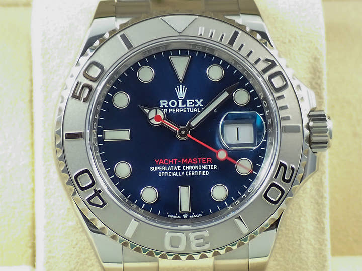 ロレックス ヨットマスター40 Ref.126622 ステンレススチール/プラチナ ブライトブルー文字盤