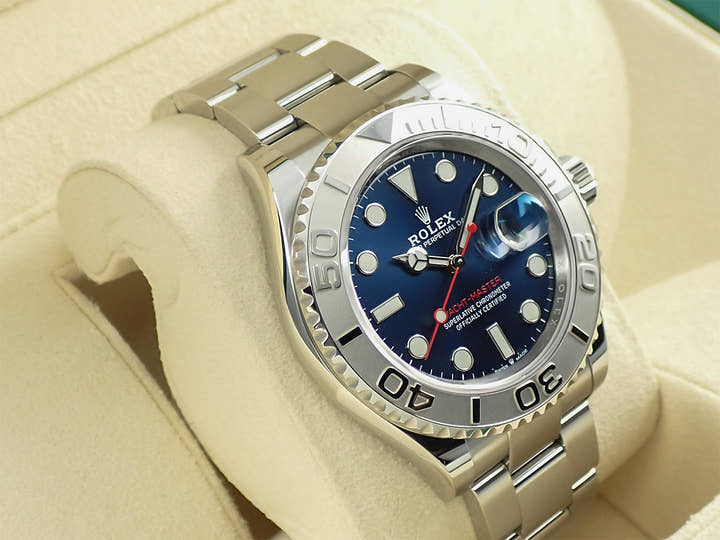 ロレックス ヨットマスター40 Ref.126622 ステンレススチール/プラチナ ブライトブルー文字盤