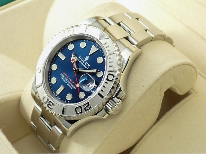 ロレックス ヨットマスター40 Ref.126622 ステンレススチール/プラチナ ブライトブルー文字盤