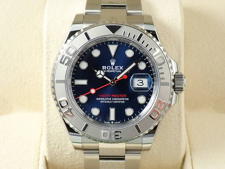 ロレックス ヨットマスター40 Ref.126622 ステンレススチール/プラチナ ブライトブルー文字盤
