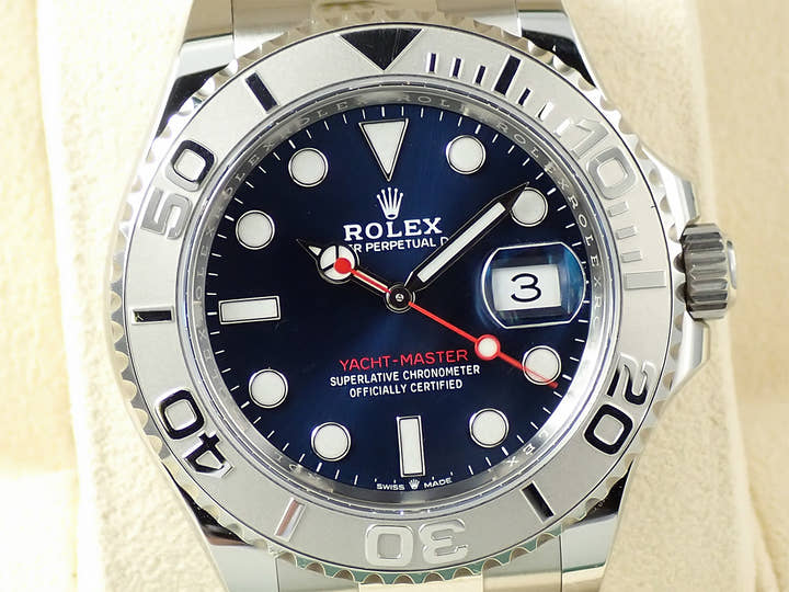 ロレックス ヨットマスター40 Ref.126622 ステンレススチール/プラチナ ブライトブルー文字盤