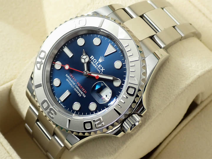 ロレックス ヨットマスター40 Ref.126622 ステンレススチール/プラチナ ブライトブルー文字盤