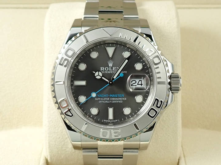ロレックス ヨットマスター40 Ref.116622 ステンレススチール/プラチナ ダークロジウム文字盤 未使用 K1170778