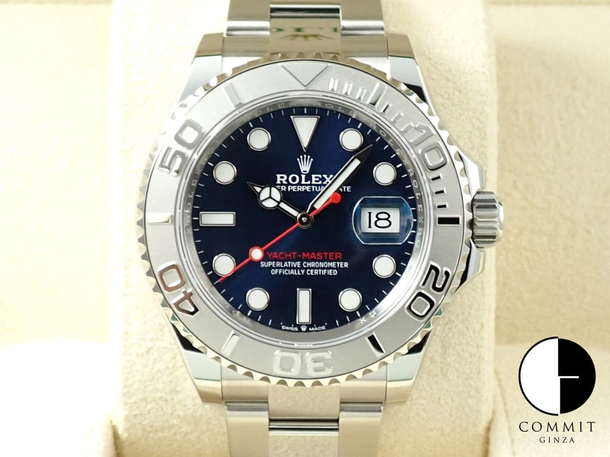 ロレックス ヨットマスター40 Ref.126622 ステンレススチール/プラチナ ブライトブルー文字盤