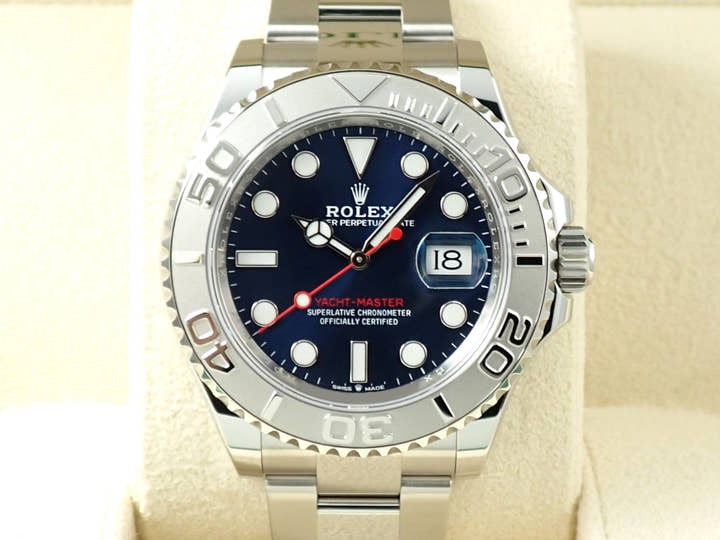 ロレックス ヨットマスター40 Ref.126622 ステンレススチール/プラチナ ブライトブルー文字盤