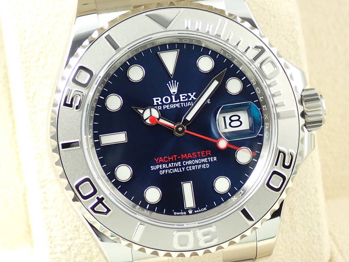ロレックス ヨットマスター40 Ref.126622 ステンレススチール/プラチナ ブライトブルー文字盤