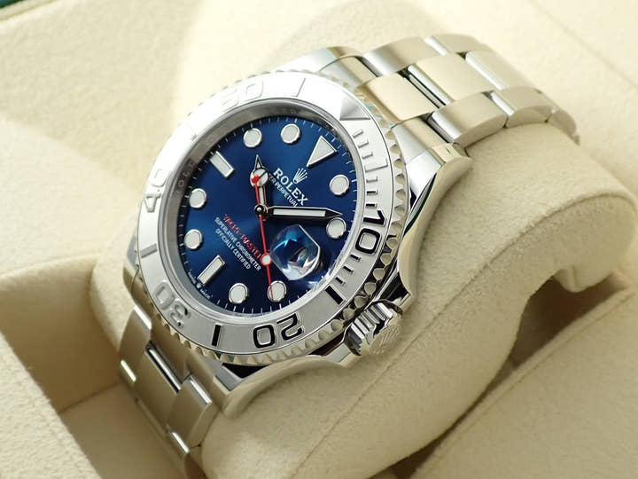 ロレックス ヨットマスター40 Ref.126622 ステンレススチール/プラチナ ブライトブルー文字盤