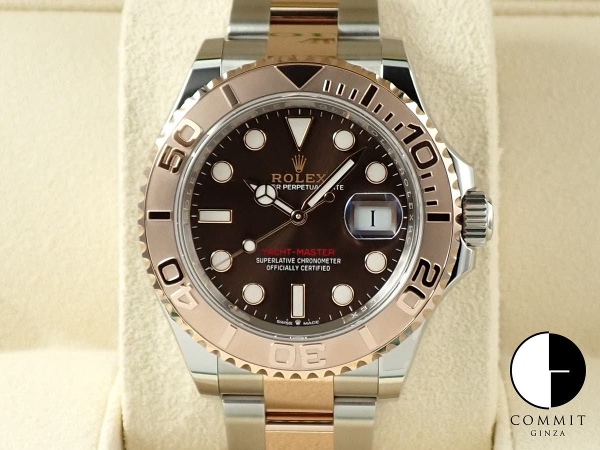 ロレックス ヨットマスター40 Ref.126621 ステンレススチール/エバーローズゴールド チョコレート文字盤