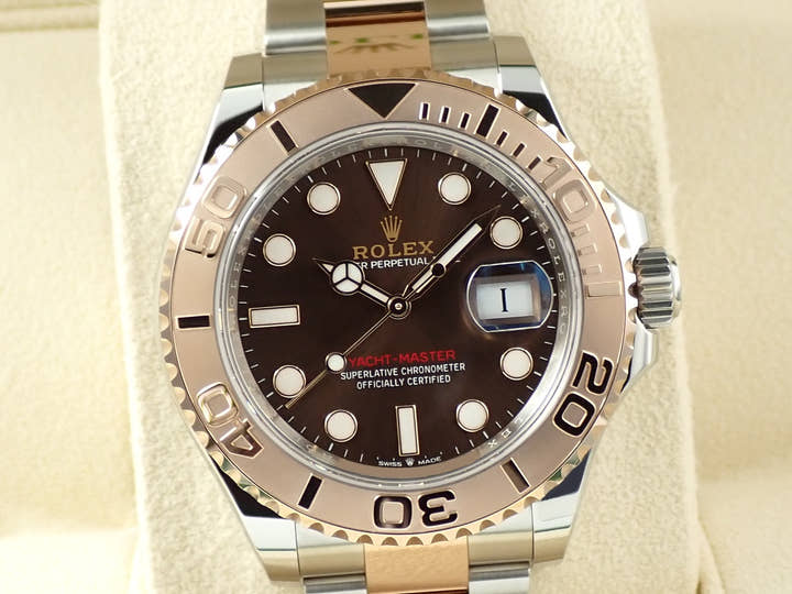 ロレックス ヨットマスター40 Ref.126621 ステンレススチール/エバーローズゴールド チョコレート文字盤