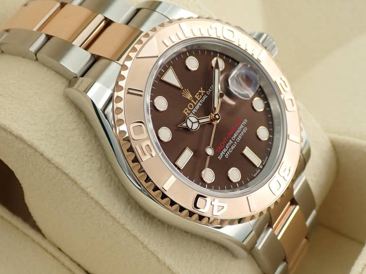 ロレックス ヨットマスター40 Ref.126621 ステンレススチール/エバーローズゴールド チョコレート文字盤