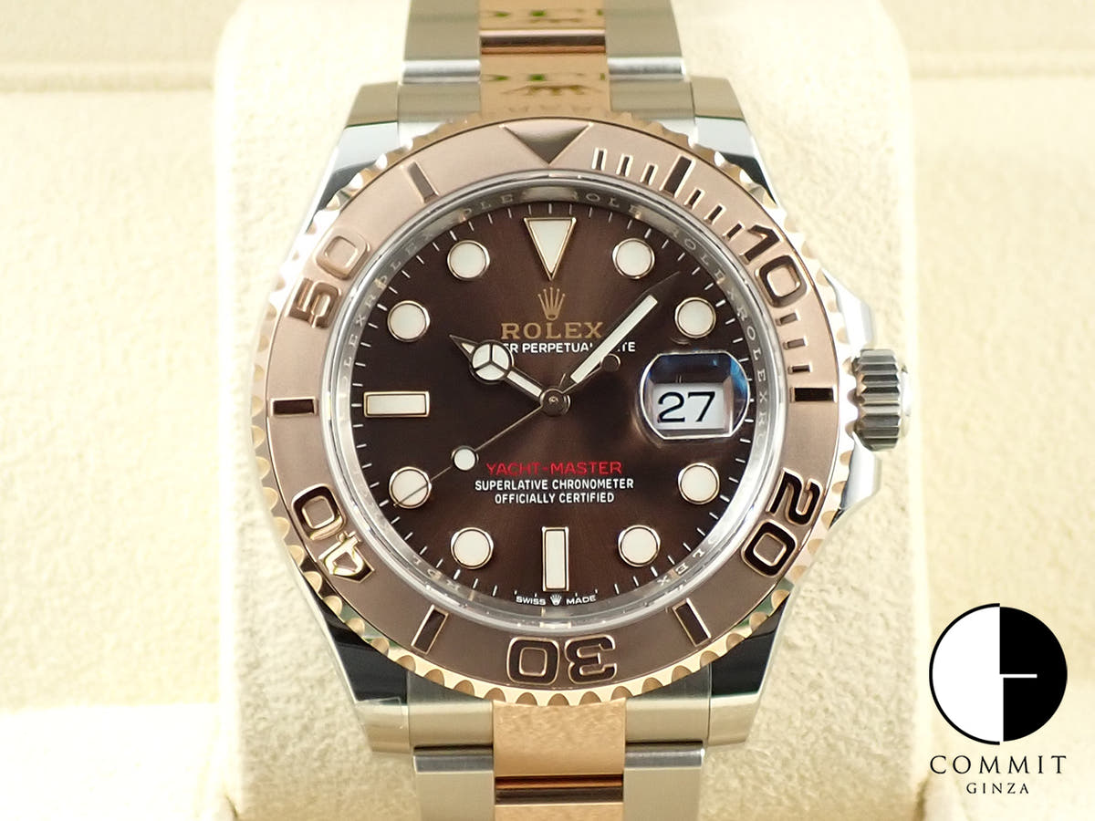 ロレックス ヨットマスター40 Ref.126621 ステンレススチール/エバーローズゴールド チョコレート文字盤