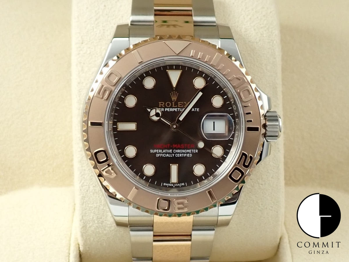 ロレックス ヨットマスター40 Ref.116621 ステンレススチール/エバーローズゴールド チョコレート文字盤