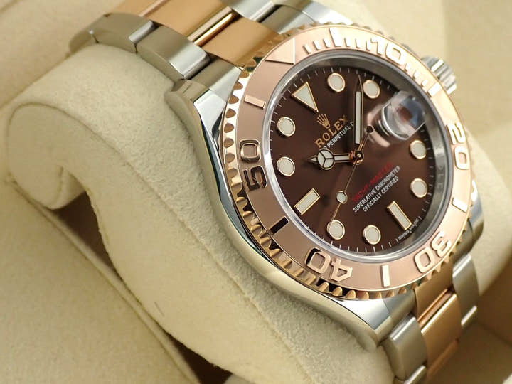 ロレックス ヨットマスター40 Ref.116621 ステンレススチール/エバーローズゴールド チョコレート文字盤
