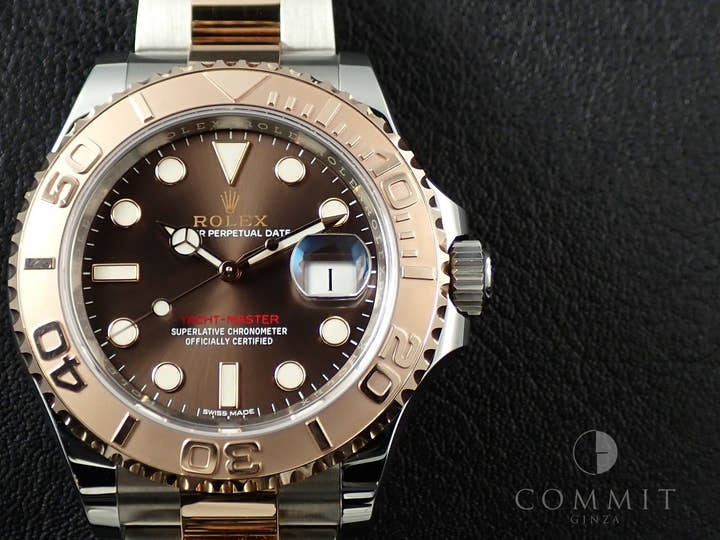 ロレックス ヨットマスター40 Ref.116621 ステンレススチール/エバーローズゴールド チョコレート文字盤
