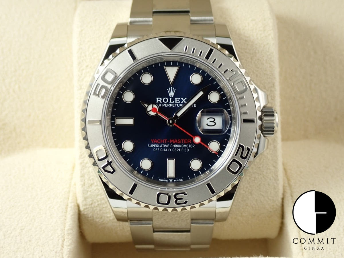 ロレックス ヨットマスター40 Ref.126622 ステンレススチール/プラチナ ブライトブルー文字盤