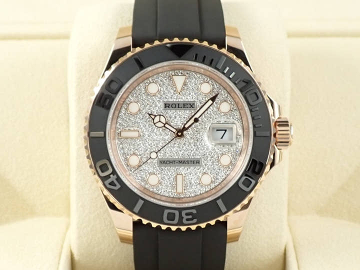 ロレックス ヨットマスター40 Ref.126655 エバーローズゴールド パヴェダイヤモンド文字盤