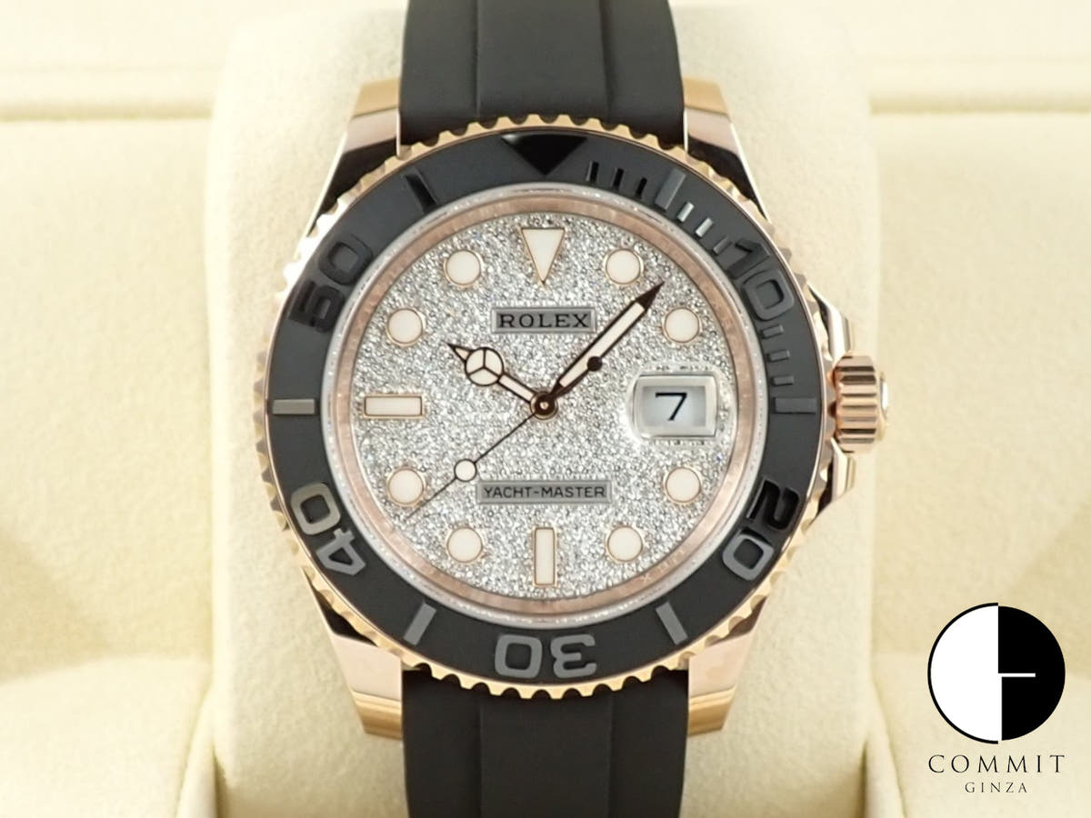 ロレックス ヨットマスター40 Ref.126655 エバーローズゴールド パヴェダイヤモンド文字盤