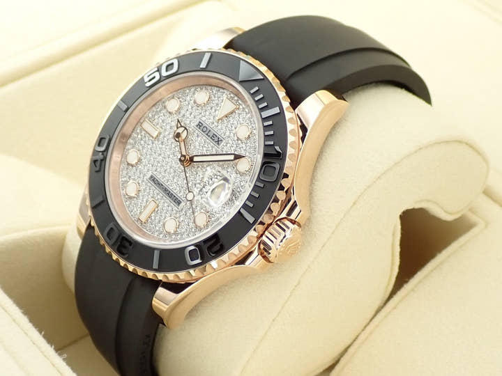 ロレックス ヨットマスター40 Ref.126655 エバーローズゴールド パヴェダイヤモンド文字盤