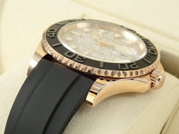 ロレックス ヨットマスター40 Ref.126655 エバーローズゴールド パヴェダイヤモンド文字盤