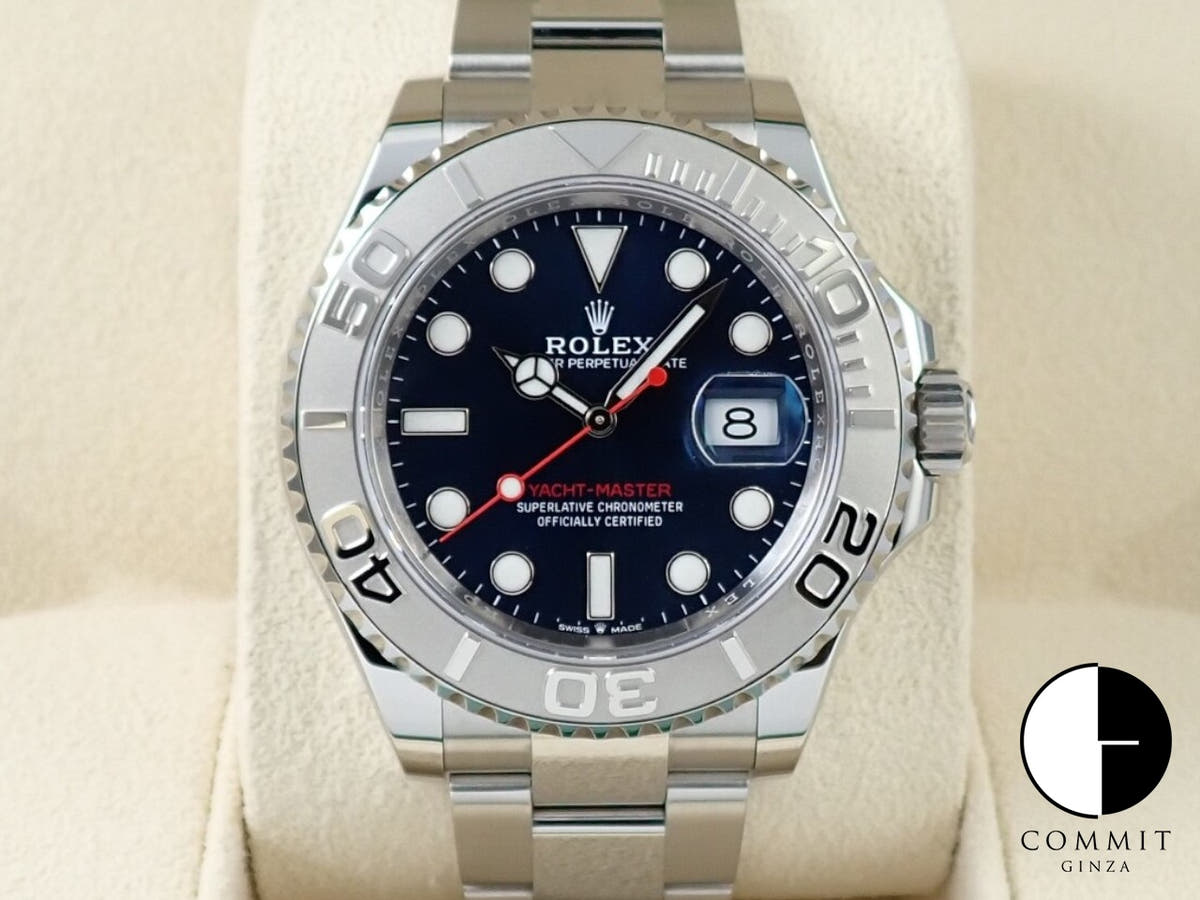 ロレックス ヨットマスター40 Ref.126622 ステンレススチール/プラチナ ブライトブルー文字盤