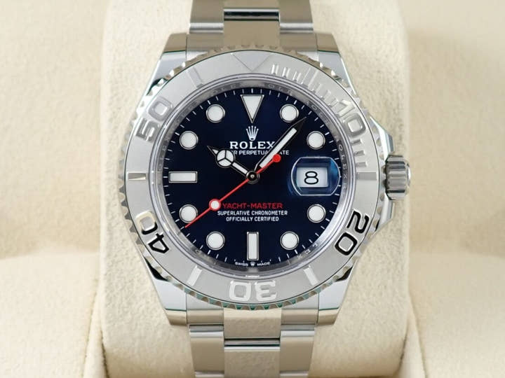 ロレックス ヨットマスター40 Ref.126622 ステンレススチール/プラチナ ブライトブルー文字盤